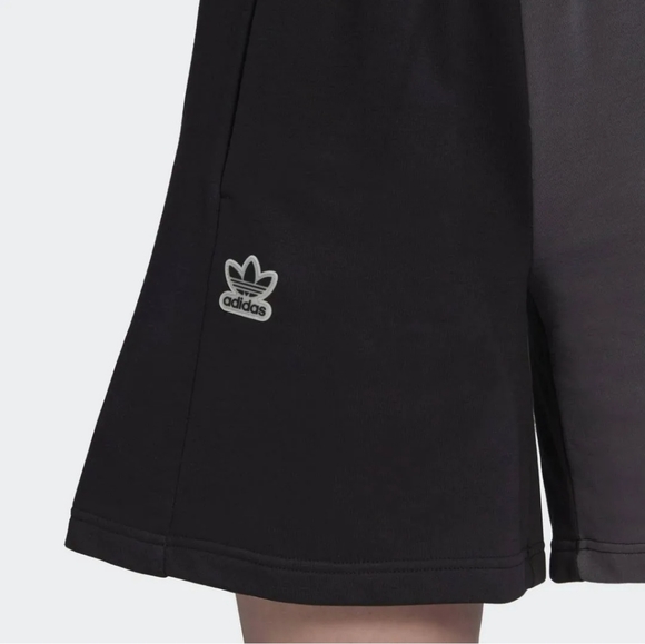NWT Adidas Originals Split Two Tone Shorts Grey Black Small *AS SEEN ON TV* - Picture 4 of 14
